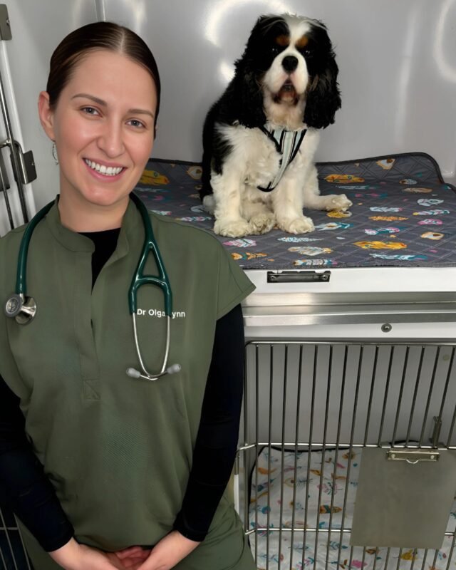 Dr Olga Lynn with a patient in the clinic